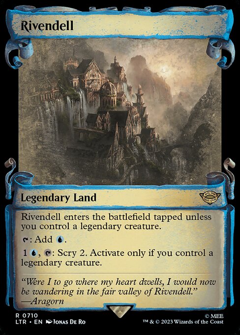 LTR: Rivendell (Showcase Scrolls) (Foil)