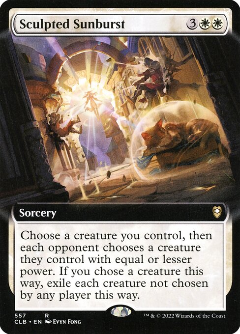 CLB: Sculpted Sunburst (Extended Art) (Foil)