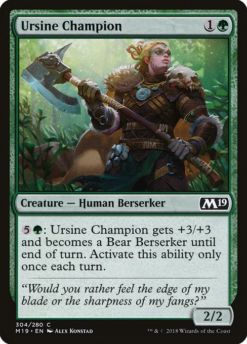 M19: Ursine Champion