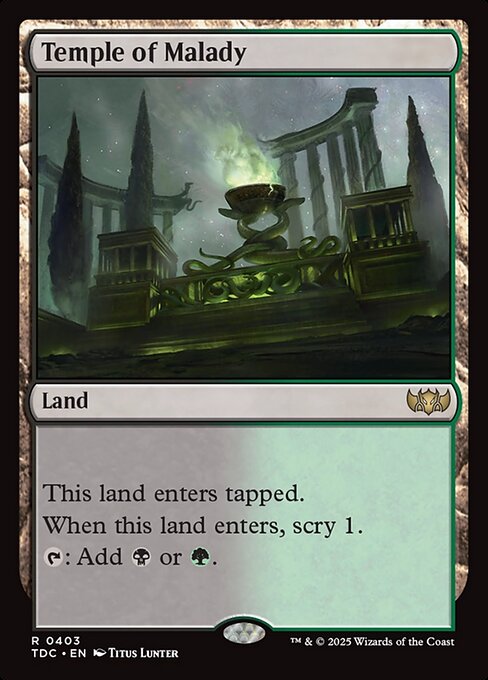 TDC: Temple of Malady