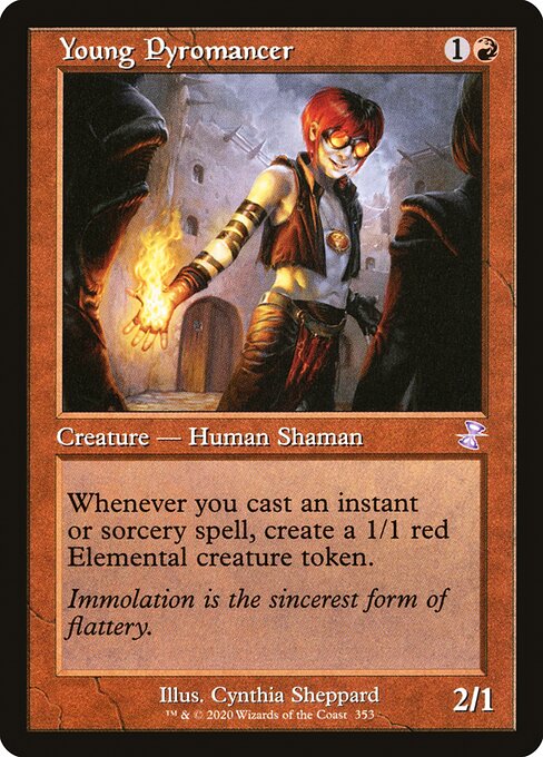 TSR: Young Pyromancer (Foil)