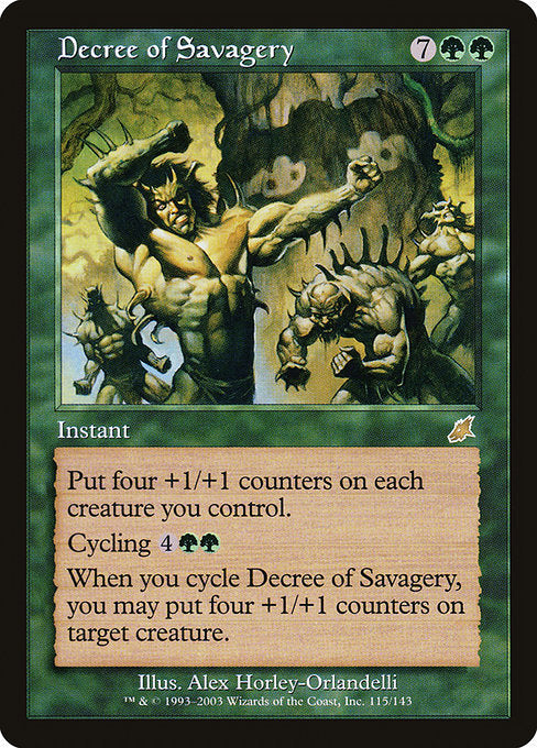 SCG: Decree of Savagery (Foil)