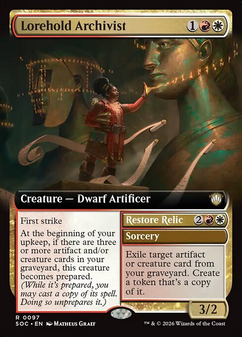 SOC: Lorehold Archivist (Extended Art)