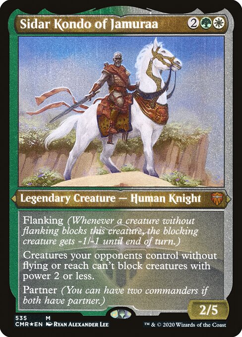 CMR: Sidar Kondo of Jamuraa (Foil Etched)