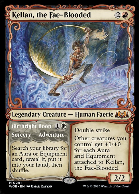 WOE: Kellan, the Fae-Blooded (Showcase) (Foil)