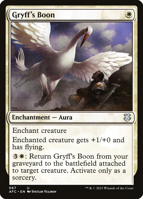 AFC: Gryff's Boon