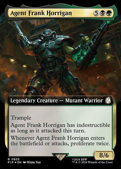 PIP: Agent Frank Horrigan (Extended Art) (Surge Foil)
