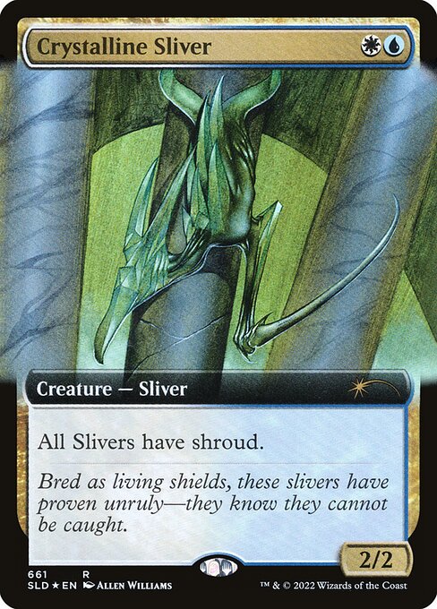 SLD: Crystalline Sliver (Extended Art) (Foil)