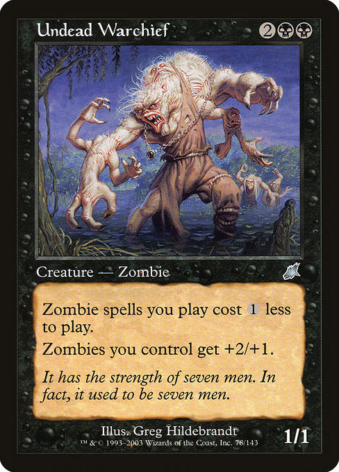SCG: Undead Warchief (Foil)
