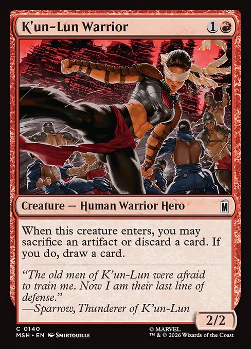 MSH: K'un-Lun Warrior