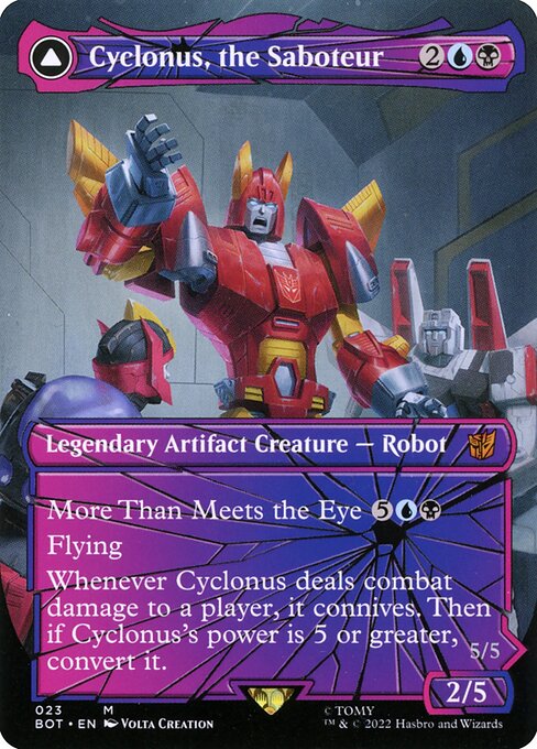 BOT: Cyclonus, the Saboteur (Shattered Glass)