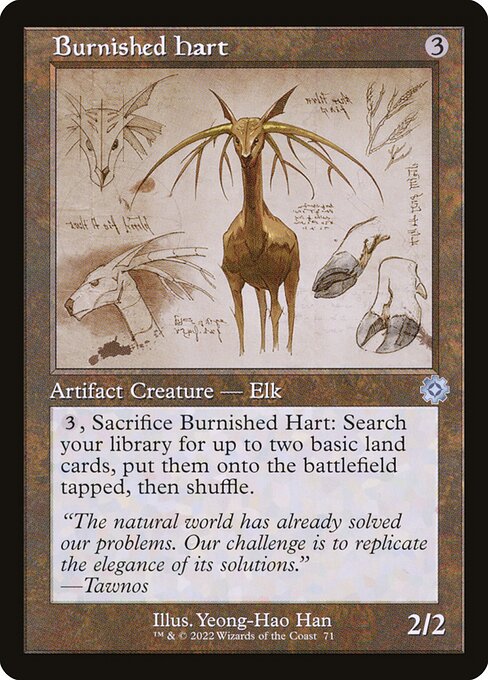 BRR: Burnished Hart (Schematic) (Foil)