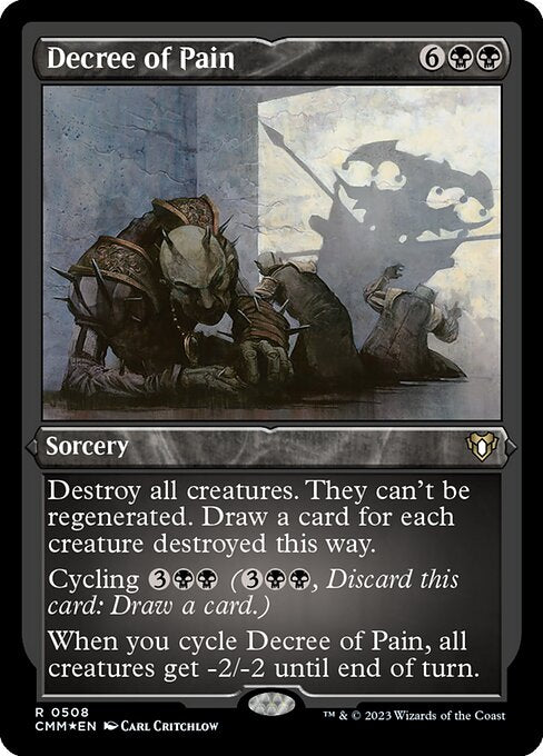 CMM: Decree of Pain (Foil Etched)