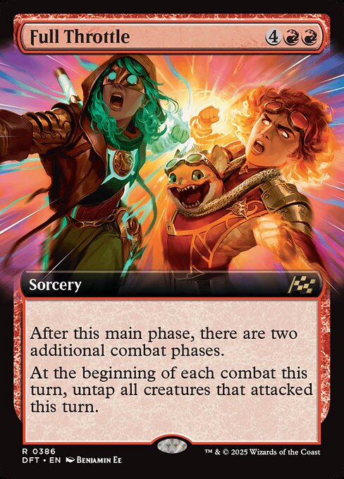 DFT: Full Throttle (Extended Art) (Foil)