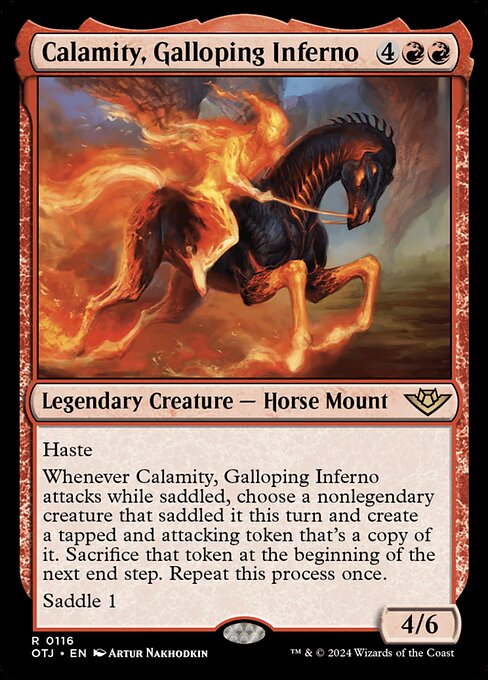 OTJ: Calamity, Galloping Inferno (Foil)