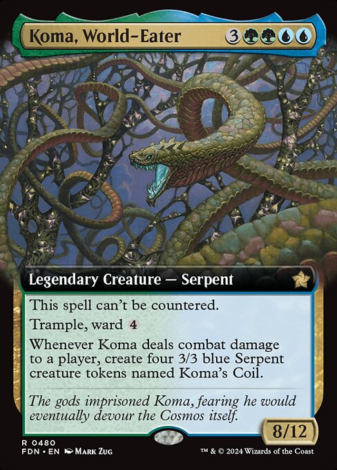 FDN: Koma, World-Eater (Extended Art) (Foil)