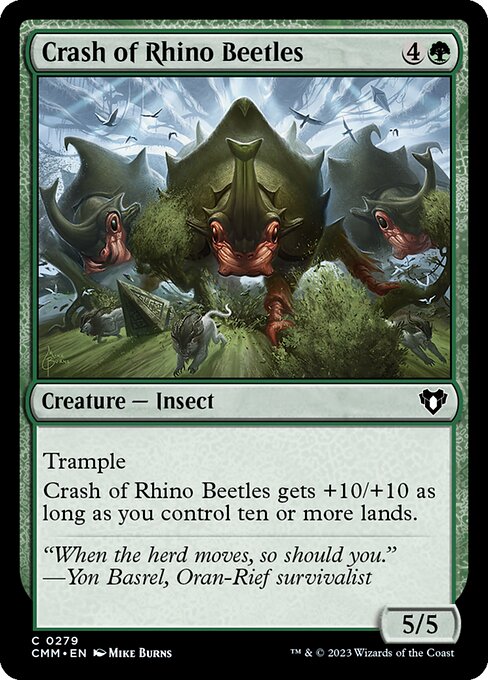 CMM: Crash of Rhino Beetles