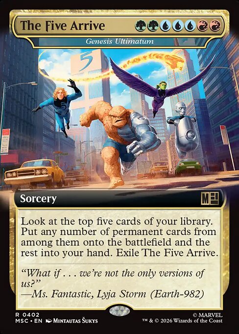 MSC: The Five Arrive - Genesis Ultimatum (Extended Art)