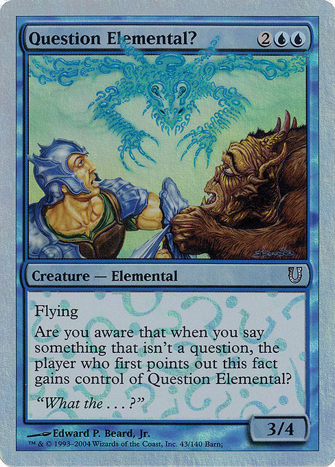 UNH: Question Elemental? (Alternate Foil)