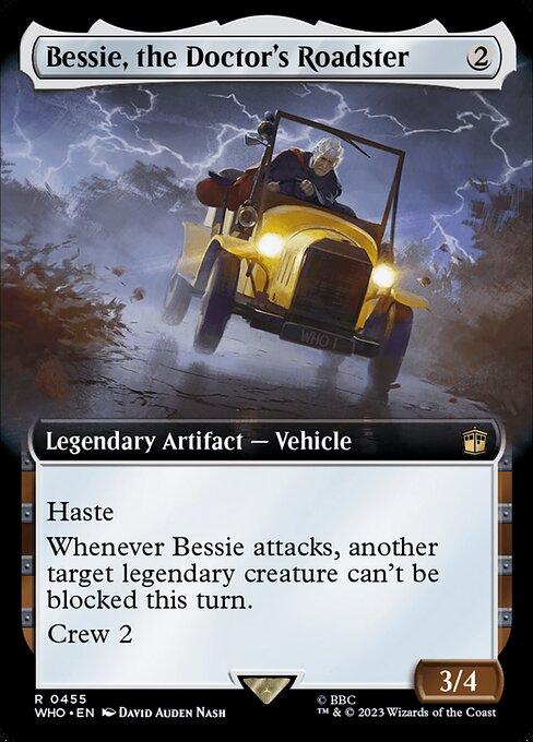 WHO: Bessie, the Doctor's Roadster (Extended Art)