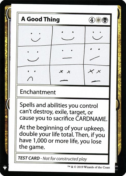 CMB1: A Good Thing