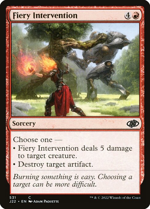 J22: Fiery Intervention
