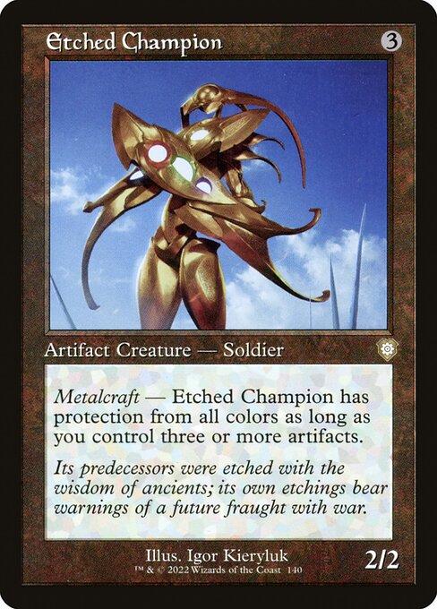 BRC: Etched Champion (Retro Frame)