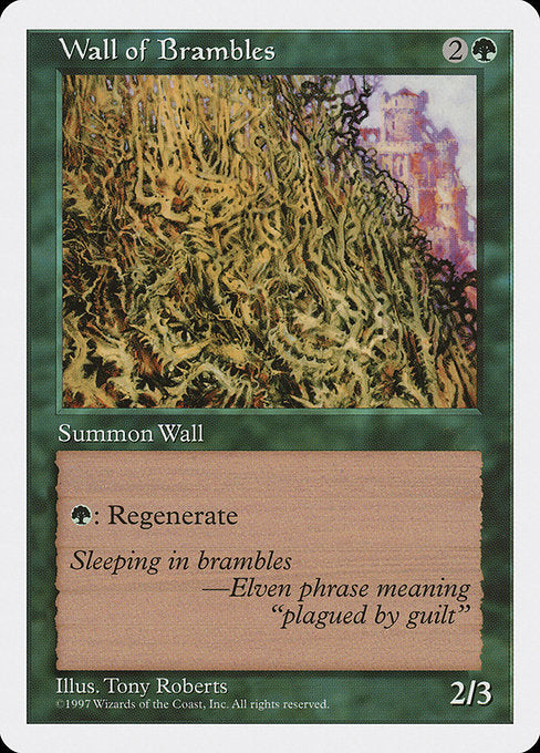 5ED: Wall of Brambles