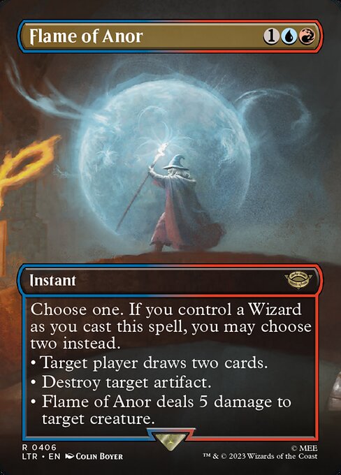 LTR: Flame of Anor (Borderless) (Foil)