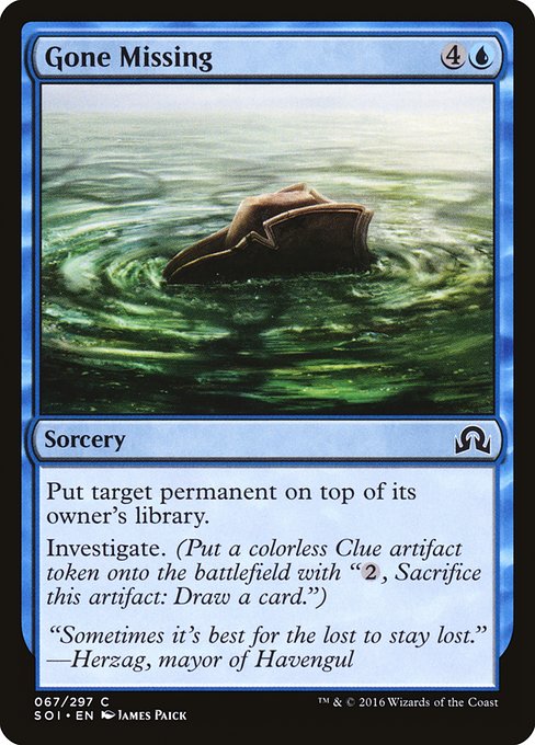 SOI: Gone Missing
