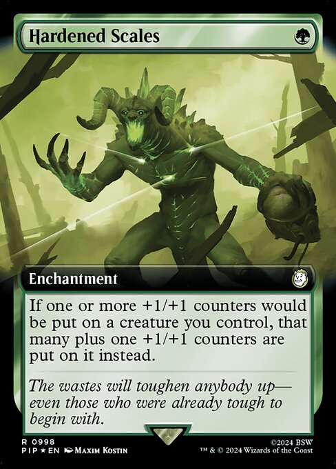 PIP: Hardened Scales (Extended Art) (Surge Foil)