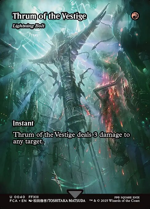 FCA: Thrum of the Vestige - Lightning Bolt (Showcase) (Foil)