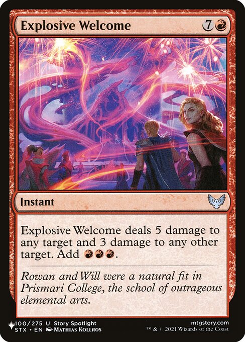 PLST: Explosive Welcome
