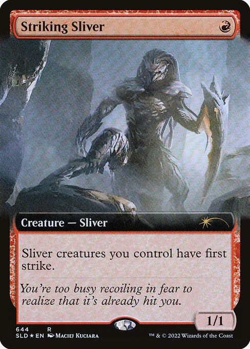 SLD: Striking Sliver (Extended Art) (Foil)