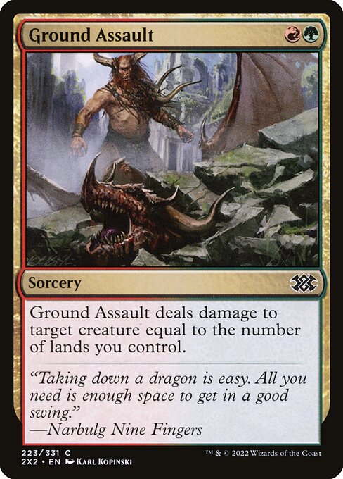 2X2: Ground Assault (Foil)