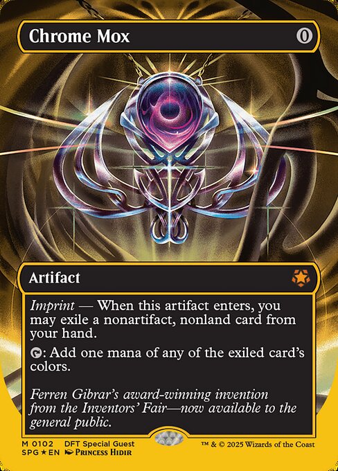 SPG: Chrome Mox (Borderless) (First-Place Foil)