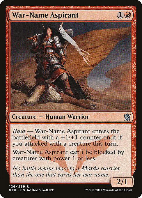 KTK: War-Name Aspirant (Foil)