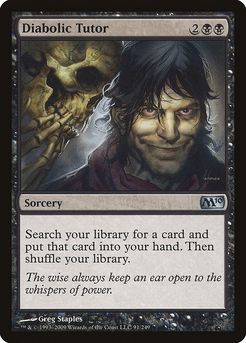 M10: Diabolic Tutor (Foil)