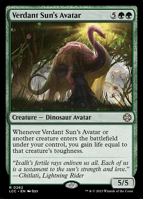 LCC: Verdant Sun's Avatar