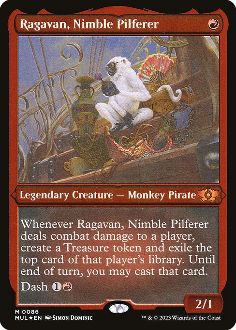 MUL: Ragavan, Nimble Pilferer (Foil Etched)