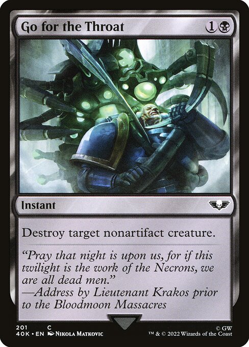 40K: Go for the Throat