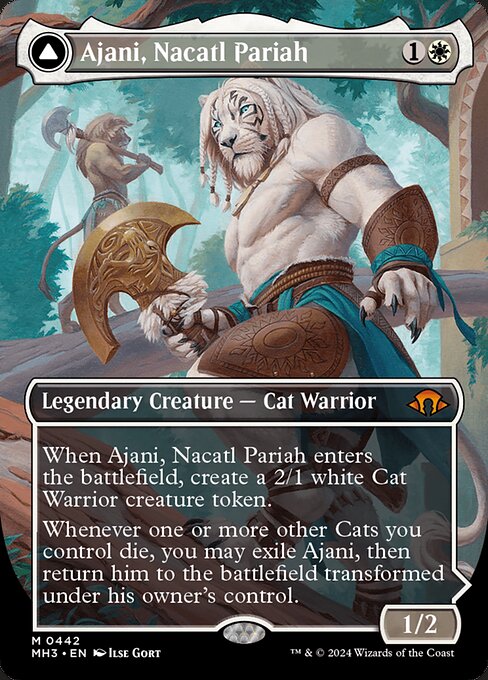 MH3: Ajani, Nacatl Pariah (Borderless) (Foil)