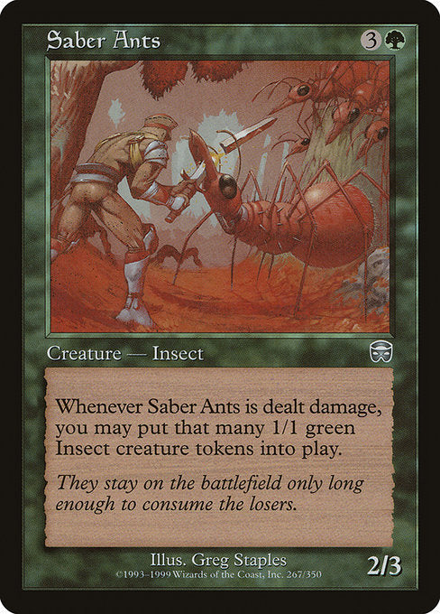 MMQ: Saber Ants