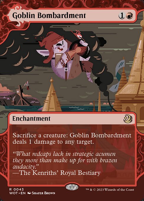 WOT: Goblin Bombardment (Foil)