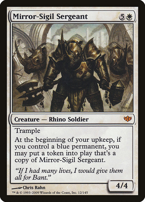 CON: Mirror-Sigil Sergeant (Foil)