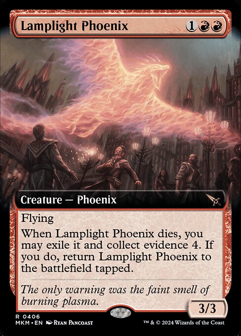 MKM: Lamplight Phoenix (Extended Art) (Foil)