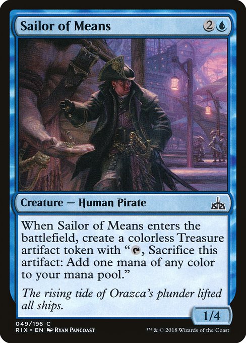 RIX: Sailor of Means