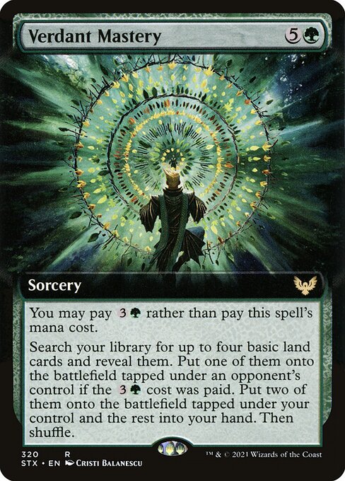 STX: Verdant Mastery (Extended Art)
