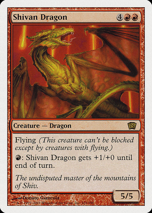 8ED: Shivan Dragon