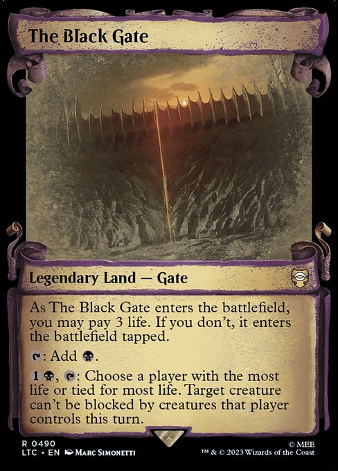 LTC: The Black Gate (Showcase Scrolls) (Foil)